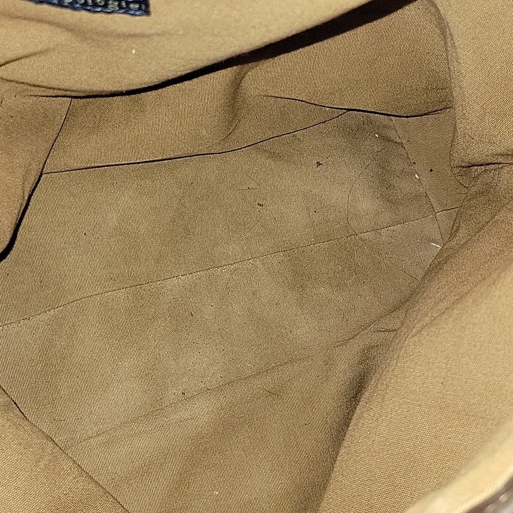 Anthropologie Elegant Brown Studded Leather Tote Bag